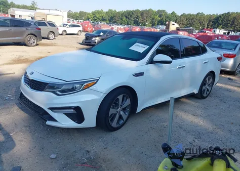 2019 Kia Optima S из США, поврежденный, VIN 5XXGT4L36KG362029